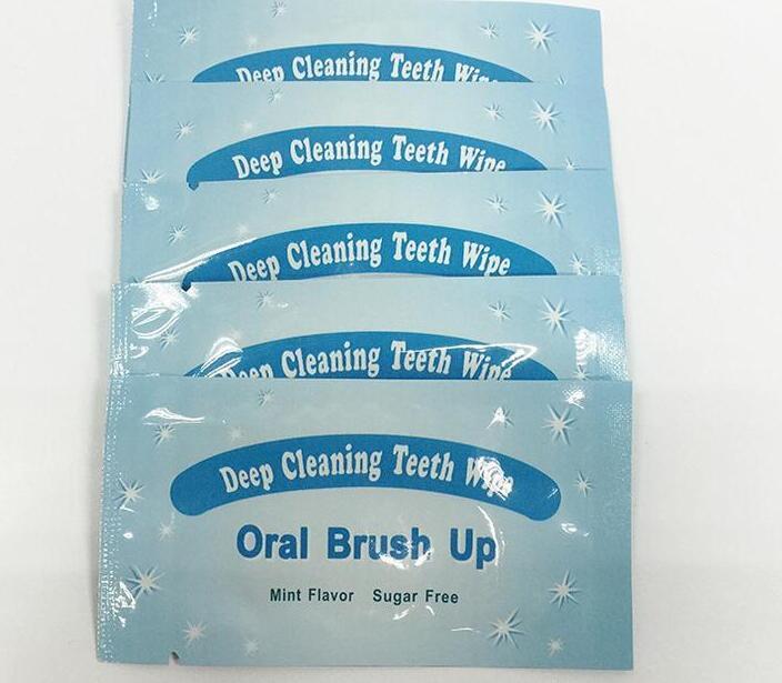 Best Professional home tooth Health whitening kit Mint Deep Cleaning Teeth Wipe,Finger Brush,Teeth Wipes,Dental Oral Brush Up Clean Hygiene