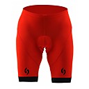 spakct nuevo diseño de bicicleta para hombre delgado 6d almohadilla de color rojo 1/2 pantalones