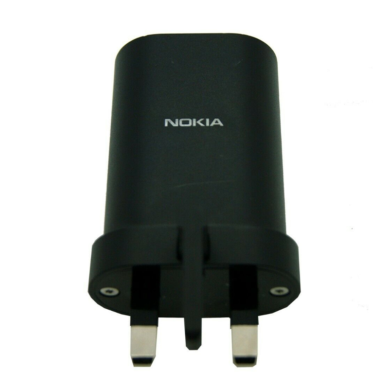 Nokia 18W 3A USB Charging Adapter - Black
