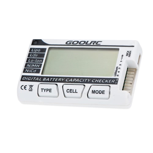 GoolRC Smart Digital Battery Capacity Checker for LiPo LiFe Li-ion NiMH NiCd Battery