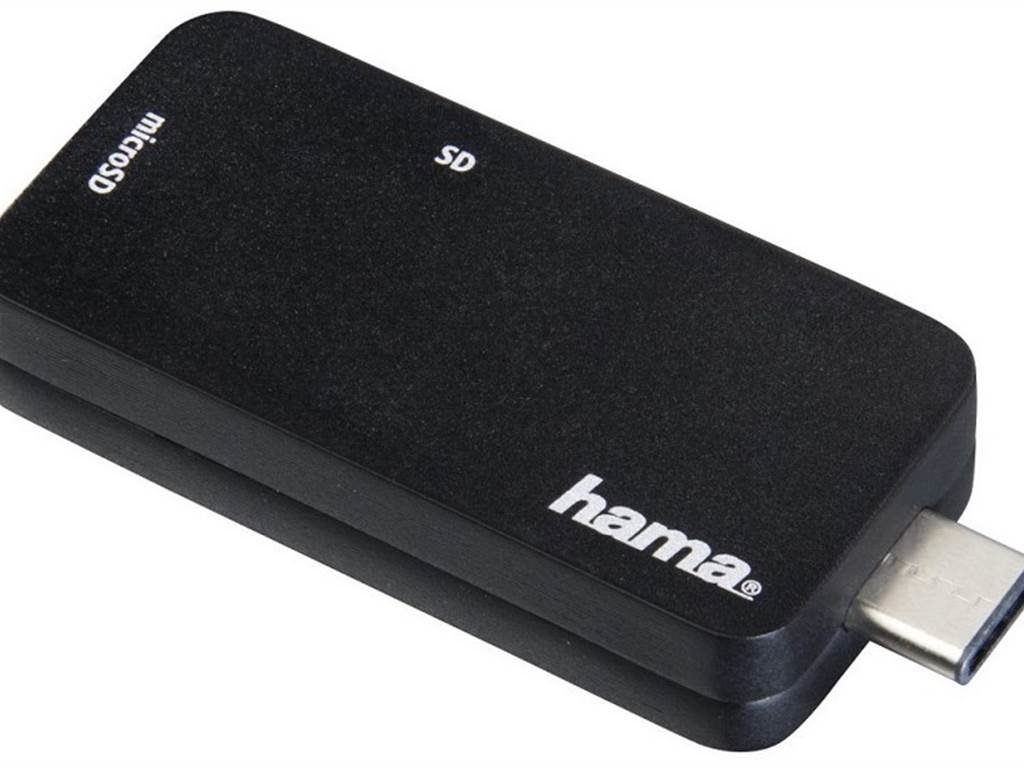 Hama USB-C-Kartenleser USB 3.1 Gen 1 (Schwarz)
