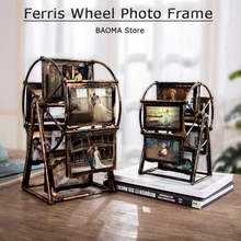 Ferris Wheel Photo Frame 4 Inch 5 Inch Photo Frame Set Home Decoration Living Room Bedroom Family Wedding Photo Desktop Display