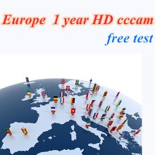 HOT  MORE NEW 1years of Spain portfolio cccams for the Receiver Satellite WIFI FULL HD DVB-S2 Erops 7ccams lines