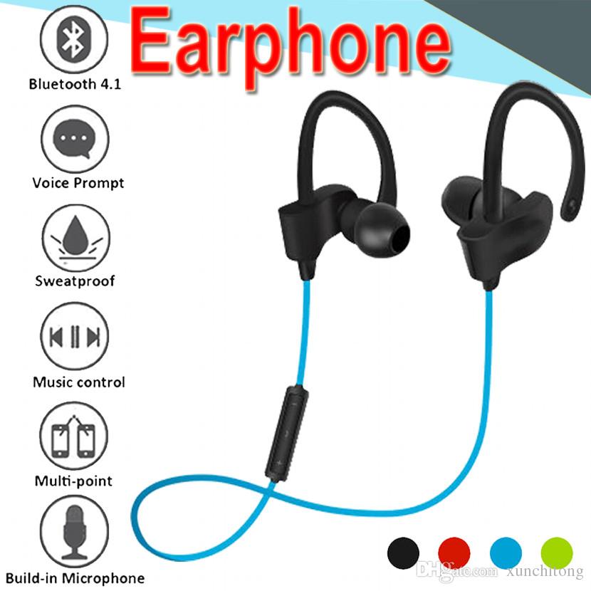 56S Wireless Bluetooth Earphones Waterproof Headphone Sport Running Headset Stereo Bass Ear buds Hands free with Mic XEJ-1
