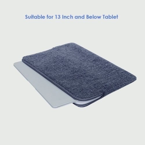 Prowell NB53184 Tablet Bag 13 pouces Tablet Case Cover Zipper Soft Business sac à main Mode Portable Tablet Pouch Porte-documents pour iPad Samsung Xiaomi