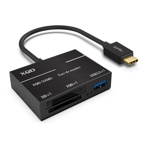 Type-c vers XQD / carte SD Lecteur de carte haute vitesse Hub USB3.0 compatible avec USB3.02.0