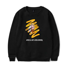 Billie Eilish Hooded Men Casual Hoodies and Sweatshirts Oversized for Autumn Winter Hip Hop Streetwear Plus Size XXS-4XL