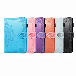 coque cas pour ipad mini 3 2 1 ipad mini 4 ipad mini 5 porte-cartes flip magnétique étuis complets en cuir pu de couleur unie Lightinthebox