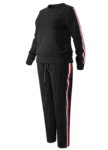 Women Sportswear Suit Casual Tracksuit Costumes 2 Piece Set Plus Size Autumn Winter Sweatshirt Clothing