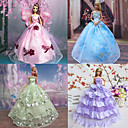4 Pcs poupée Barbie Spring Garden Deluxe Princess Dress