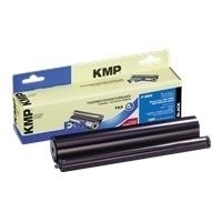 KMP F-SH4 - Farbband (ersetzt Sharp UX-6CR) - 1 x Schwarz - 150 Seiten - 220 mm x 50m - für Sharp NX A550, P500, UX A450, P100, P400, S10 (710000,0014)