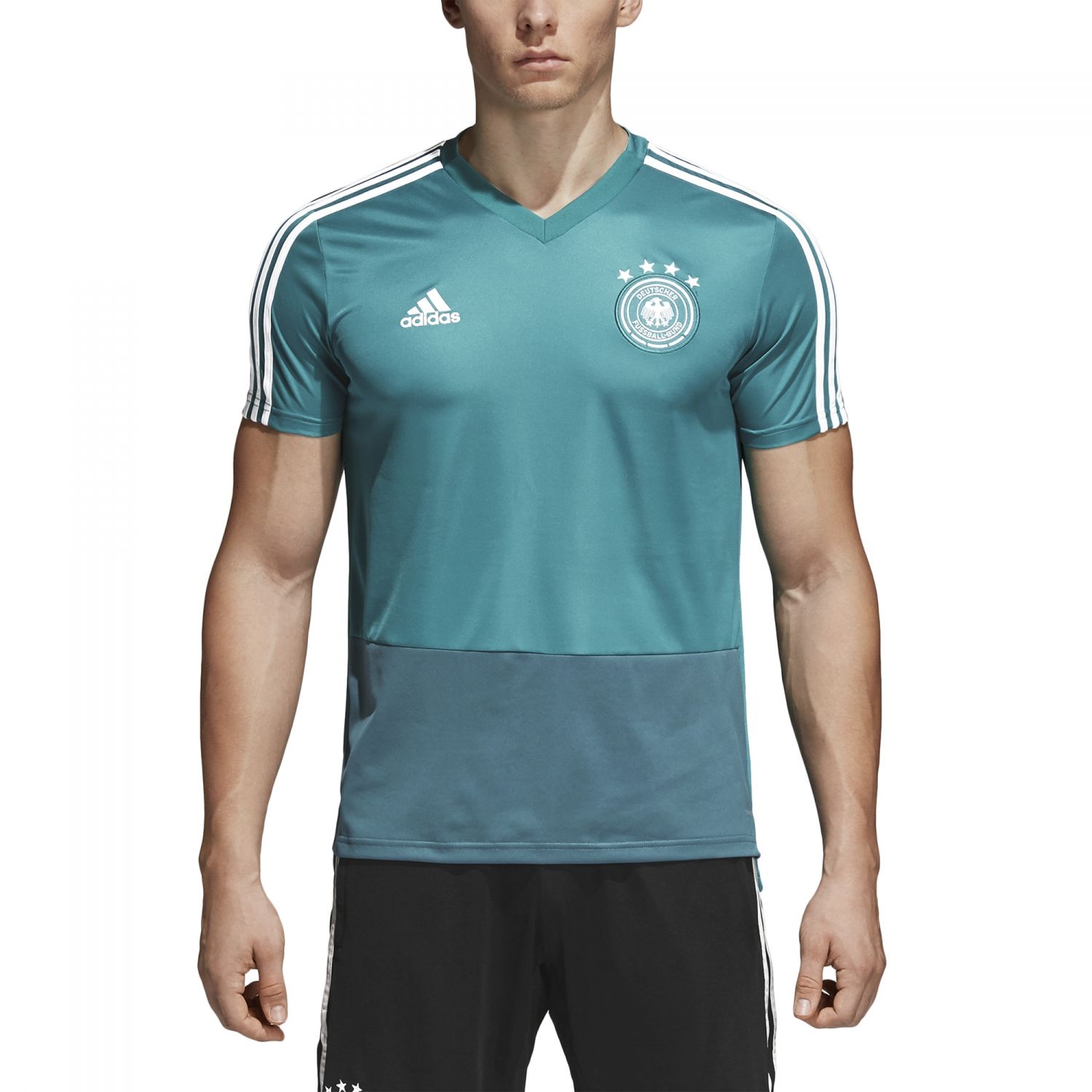 adidas DFB Deutschland Trainings Jersey Herren Trikot WM 2018 grün