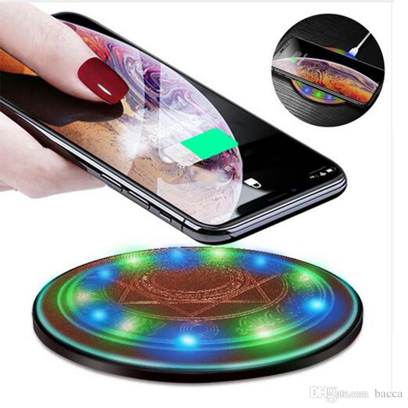 New Comic Magic Array Wireless Charger Magic Circle Qi Wireless Universal Fast Charger Charging Pad with Box SUP