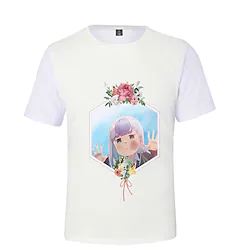 Inspired by Aharen-san wa Hakarenai Aharen Reina Cosplay Costume T-shirt 100% Polyester Pattern Harajuku Graphic Kawaii T-shirt For Men's / Women's / Couple's miniinthebox