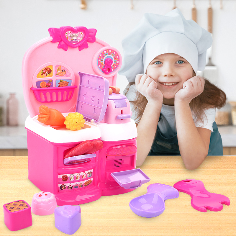 Children Play House Play Set Simulation Bread Maker Puzzle Kitchen Early Education Toys