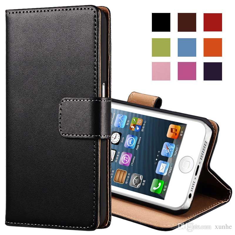 Leather Wallet Case For iPhone X iPhone 8 7 6S Plus Wallet Flip Cover For Samsung Note8 S8 S9 Plus With Card Slots