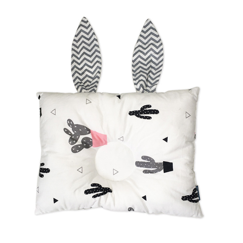 Bunny Design Baby Head Shaping Pillow