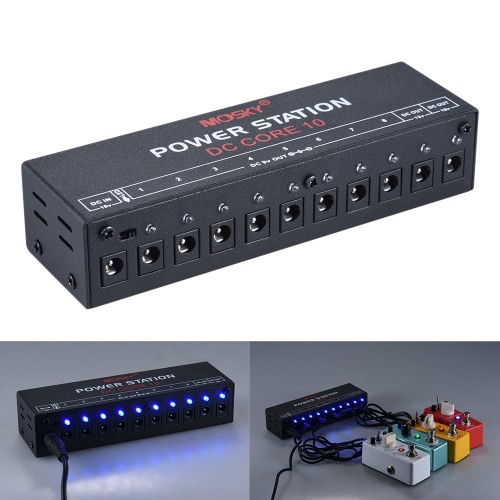 DC-CORE10 Mini Power Supply for 9V 12V 18V Guitar Effect Ten Isolated Outputs Compact Portable