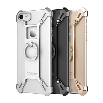 NILLKIN Barde Metal Ring Bracket Holder Case Scratch-resistant Crashproof Cover Bumper for iPhone 7