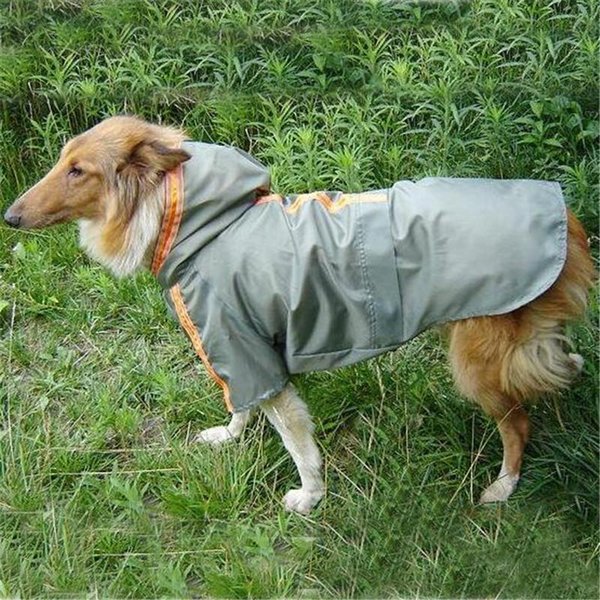 Dog Apparel Pet Raincoat Waterproof Outdoor Clothes For Small Big Dogs Jumpsuits Overalls Hooded Rain Cloak Labrador Golden Retriever