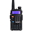 baofeng de mano de doble banda 5km-10km 5km-10km walkie talkie radio bidireccional / 136-174mhz / 400-480mhz intercomunicador pequeño radio transceptor fm preofesional