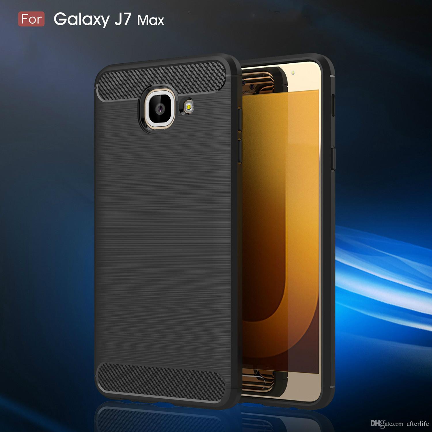 Fashion Luxury Phone case for Samsung J7 Max Case Silicon TPU Coque Hard soft tpu Anti-knock Back cover for Samsung Galaxy J7 Max