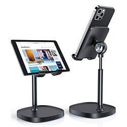 Desktop Phone Stand Taller Cell Phone Stand Free Your Neck Angle Height Adjustable Phone Stand for Desk Compatible with All 4-10 Tablets  Phones miniinthebox