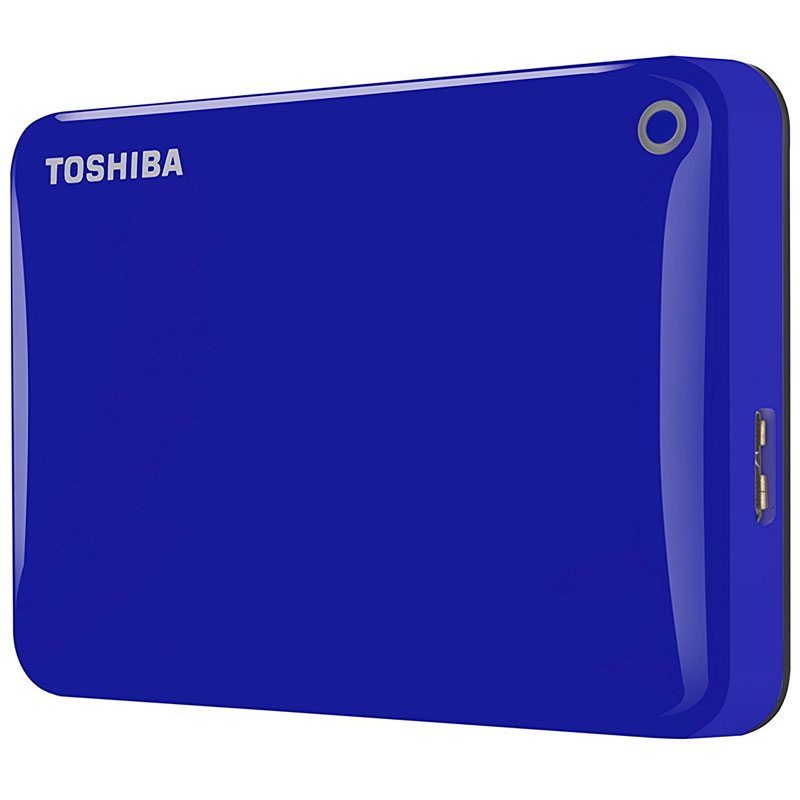 Toshiba 1TB HDD Canvio Connect II Portable HDD USB 3.0 - 5Gb/s - Blue
