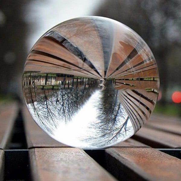 Clear Crystal Ball Healing Sphere Photography Props Photo Gifts Children Game Outdoor Toys