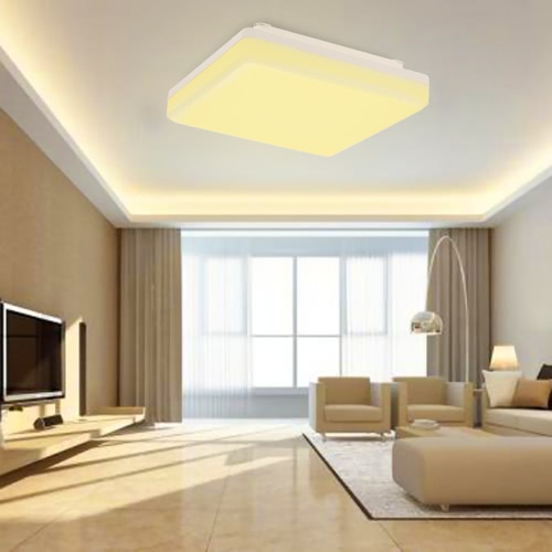 25W IP44 2000LM LED Square Ceiling Light Energy Class A+