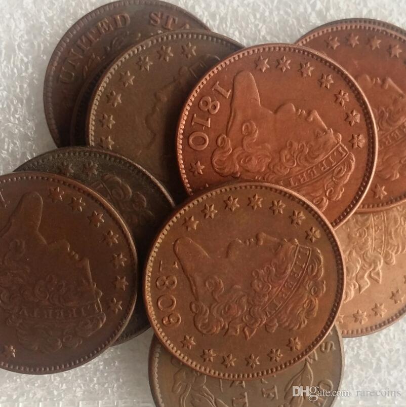 CLASSIC HEAD HALF CENTS(1809 - 1836 )(13pieces) coins copy 100% Copper High Quality