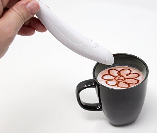 Electrical Latte Art Pen for Coffee Cake Spice Pen Cake Decoration Coffee Carving Baking Pastry Tools 5 Colors
