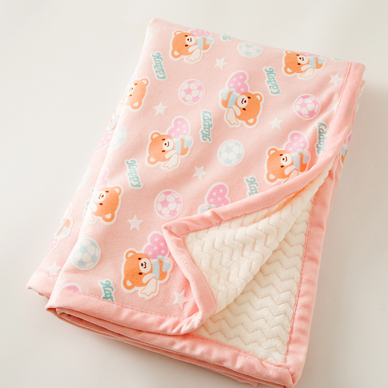 Snowman Print Softness Flannel Cotton Baby Blanket