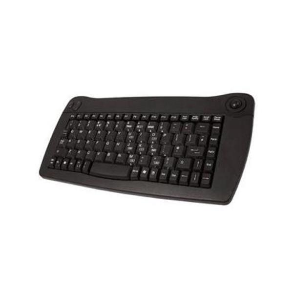Accuratus 5010 USB Mini Keyboard with Trackball (Black)