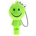 Lovely  Doll LED Keychain Flashlight with whistle (Random Color)