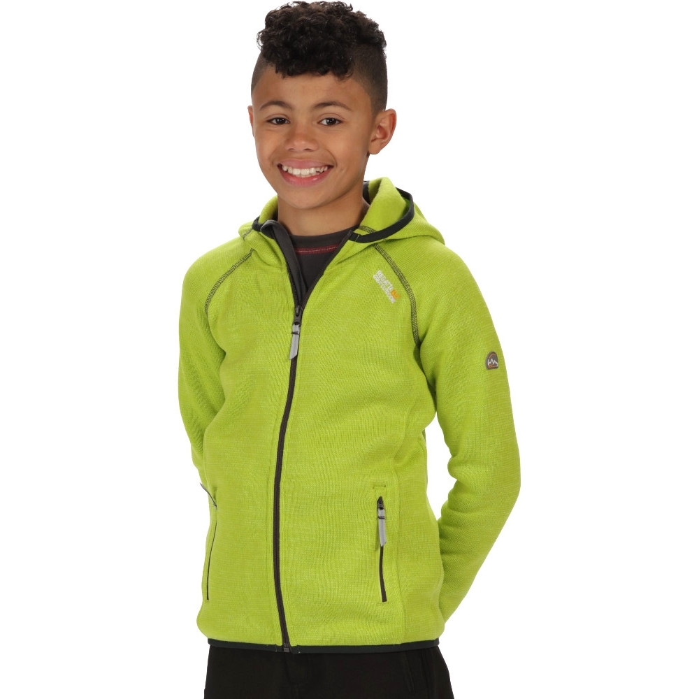 Regatta Boys & Girls Dissolver Full Zip Stretch Fleece Jacket 11-12 Years - Chest 75-79cm (Height 146-152cm)
