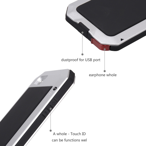Durable protection affaire Shell couvrir antipoussière antichoc Fingerprint fonction métal pour iPhone 6 6 s 4,7