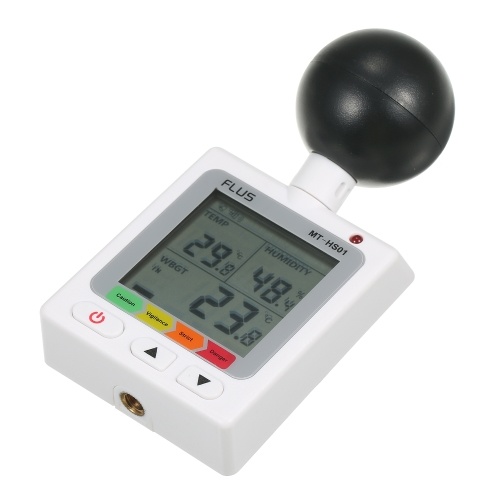 WBGT + HI Heat Index Checker Stressmesser Air Globe Temperatur-Feuchtigkeits-Tester