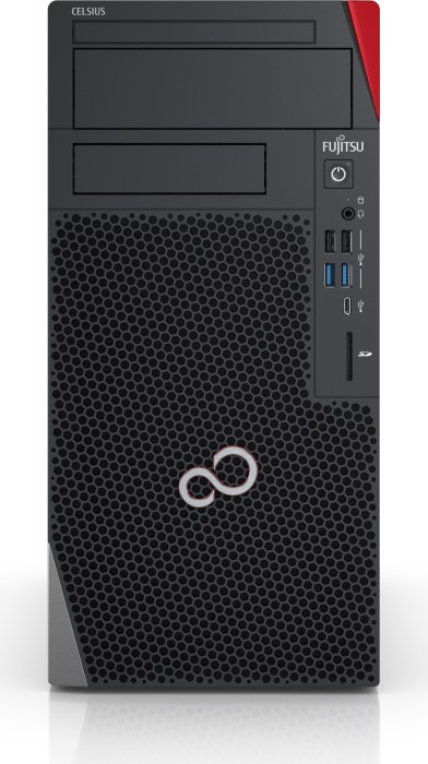 Fujitsu Celsius W5010 - Micro Tower - 1 x Core i5 10600 / 3,3 GHz - RAM 16GB - SSD 512GB - NVMe - DVD SuperMulti - UHD Graphics 630 - GigE - Win 10 Pro 64-Bit - Monitor: keiner (VFY:W5010WC51MIN)