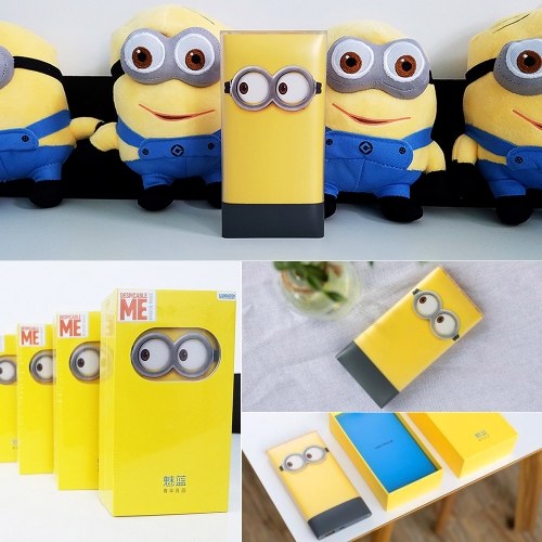 MEIZU Minions M20 Power Bank 10000mAh 24W Flash Quick Charge External Battery for iPhone X iPhone 8 Samsung Galaxy S8 Note 8