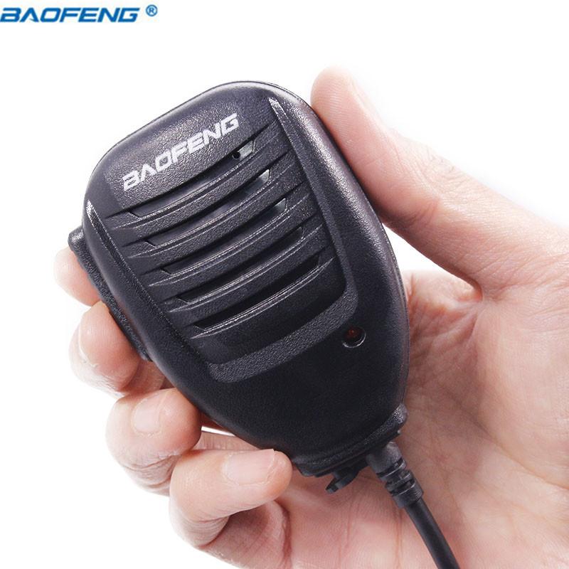 walkie talkie Baofeng -5R -82 BF-888S PTT Walkie Talkie Speaker Mic Handheld Microphone For Kenwood Pofung UV5R UV82 8W Portable Radio