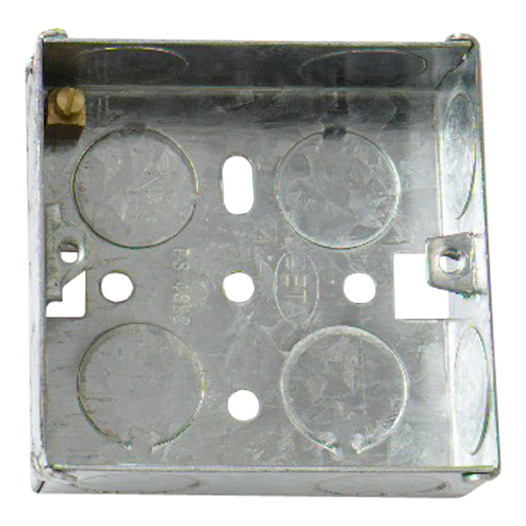 1-Gang Flush Metal Box, 35mm