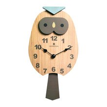 Cute Cartoon Wall Clock Child Creative Modern Vintage Silent Wall Clock Reloj Pared Infantil Bedroom Kid Decor Clocks MM60WC