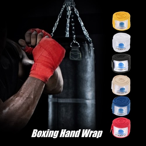 ZOOBOO 100% Cotton Boxing Muay Thai Free Combat MMA Hand Wraps Boxing Bandages