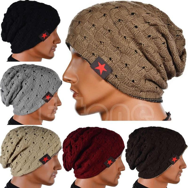2018 Women Men Unisex Warm Winter Skull Knitted Hat Baggy Beanie Hip-hop Cap Winter skull unisex knitted hat beanies for men