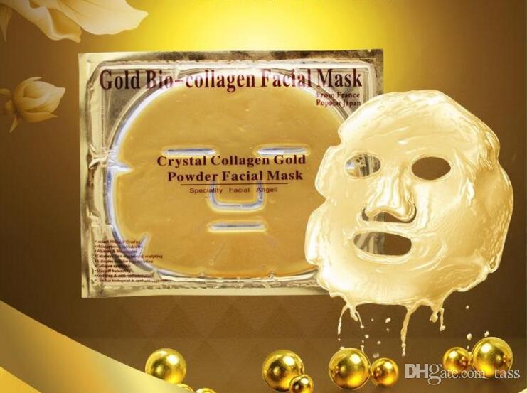 Gold Bio -Gold Powder Collagen Crystal Facial Mask Moisture Face Mask free shipping