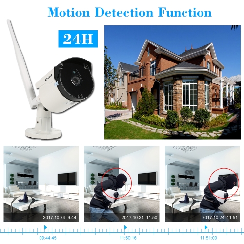 KKmoon 4 Channel 720P Wireless WiFi NVR CCTV System Kit