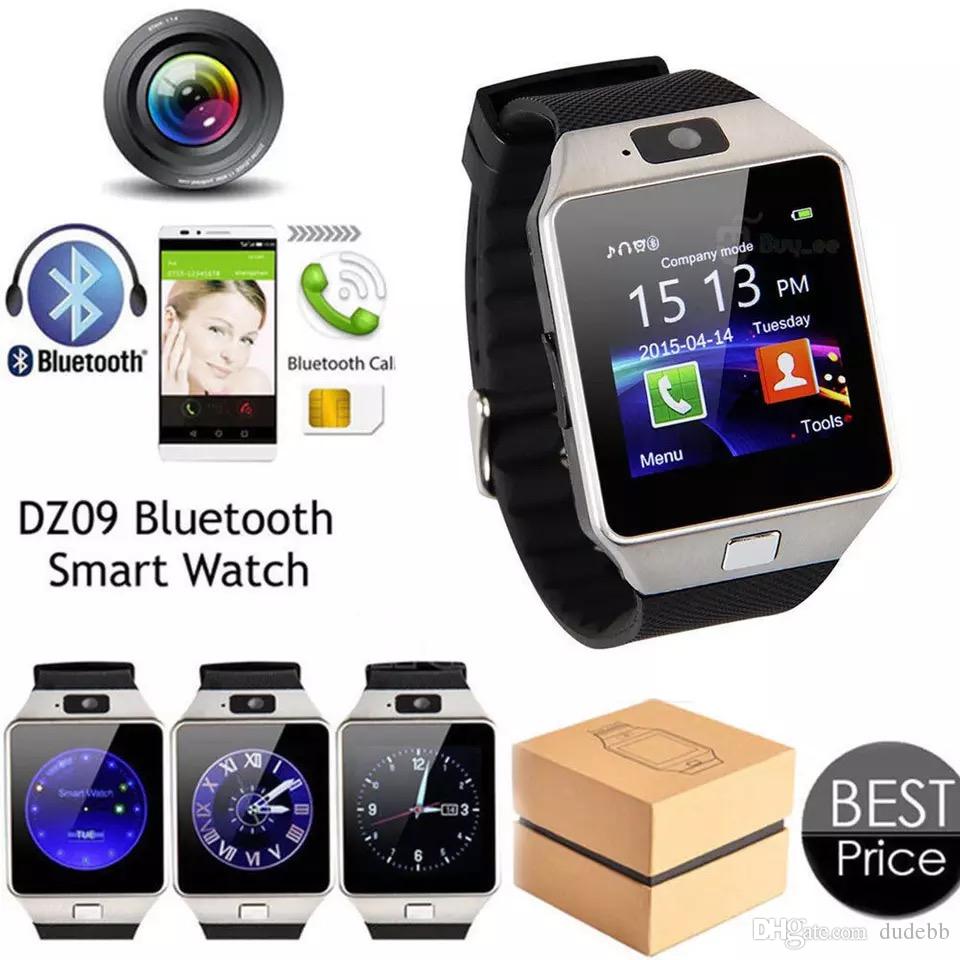 DZ09 Bluetooth Smart Watch Wearable Wrist Phone Watch Relogio 2G SIM TF Card For Iphone Samsung Android smartphone GT08 U8 A1 Smartwatch