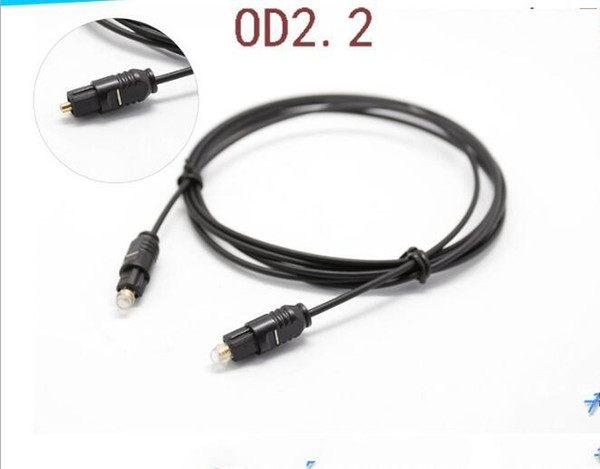 Durable OD2.2 Plated Digital Audio Optical Optic Fiber Cable Toslink SPDIF Cord For DVD VCR CD Player HI-FI Speaker