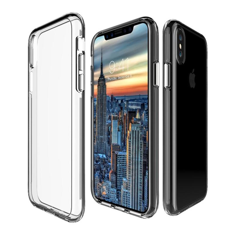 For Iphone 8 Case Transparent Clear Hybrid Bumper Shockproof Case Cover Phone Accessories For Iphone 8 8plus DHL free shipping SCA362